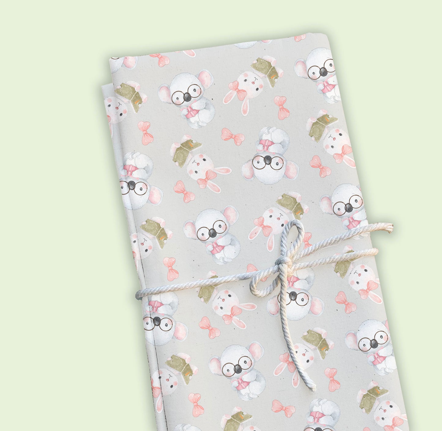 Cute Animals reading clipart , seamless Pattern design, Hand drawn clipart, Instant Download PNG file - 300 dpi