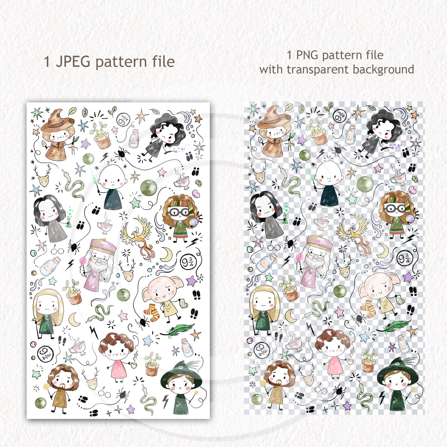 Wizard Hand drawn doodle Clipart , PNG file - 300 dpi