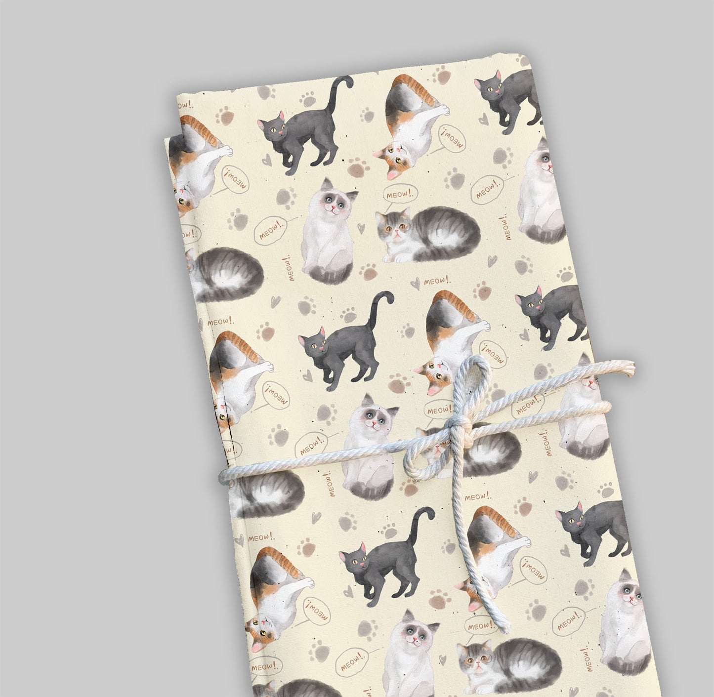 Cute cats breed clipart , seamless Pattern design, Hand drawn clipart, Instant Download PNG file - 300 dpi