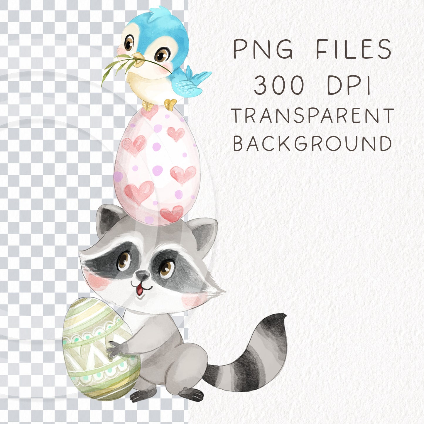 Cute Easter girls and pet clipart Set 2 , Hand drawn clipart, instant download PNG file - 300 dpi