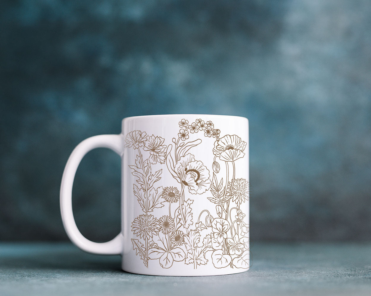 Flowers doodle PNG, Sublimation Designs, PNG file - 300 dpi.