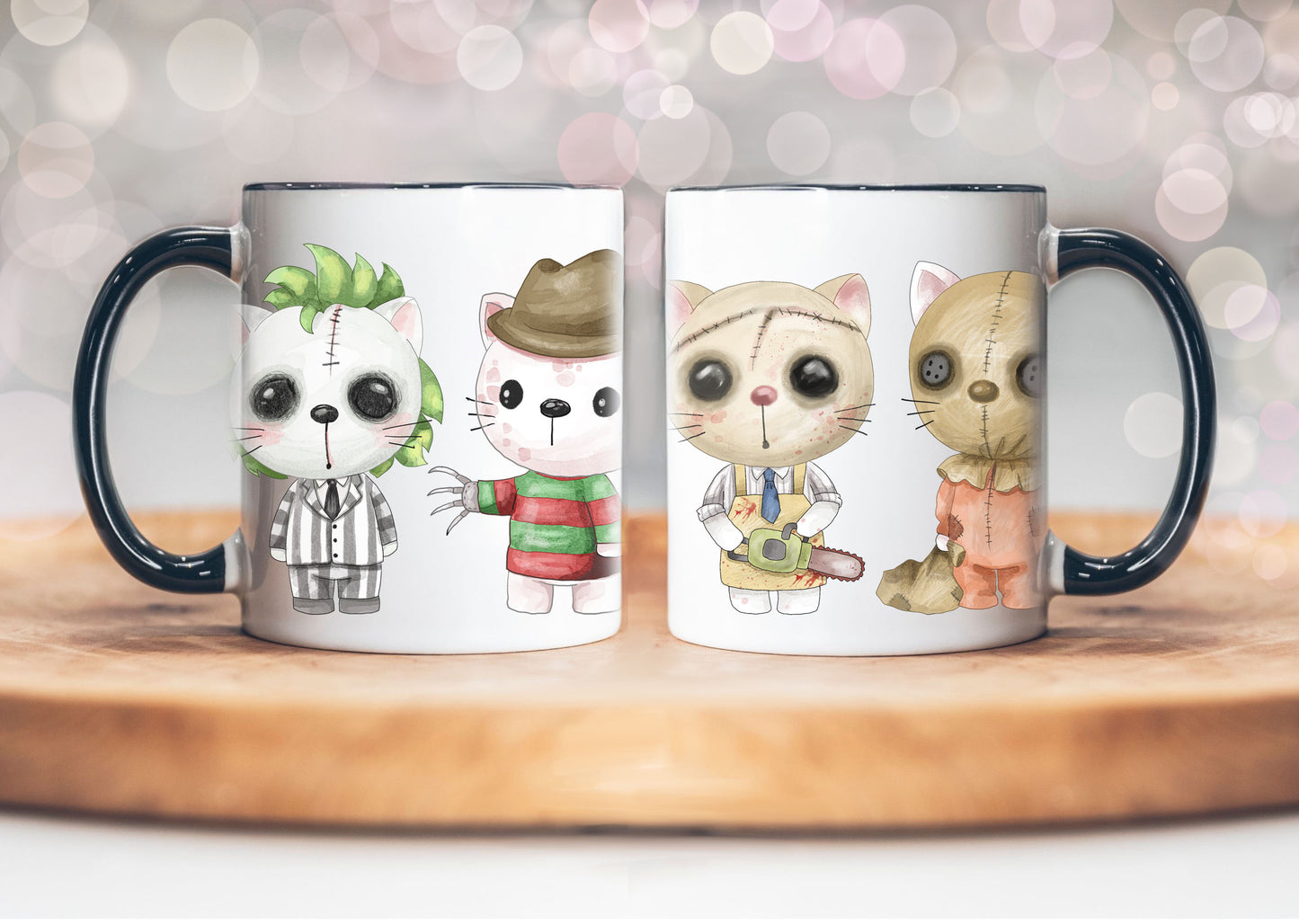 Cute horror cats, Halloween Clipart Set, Spooky Halloween Cat PNG clipart instant download PNG file - 300 dpi