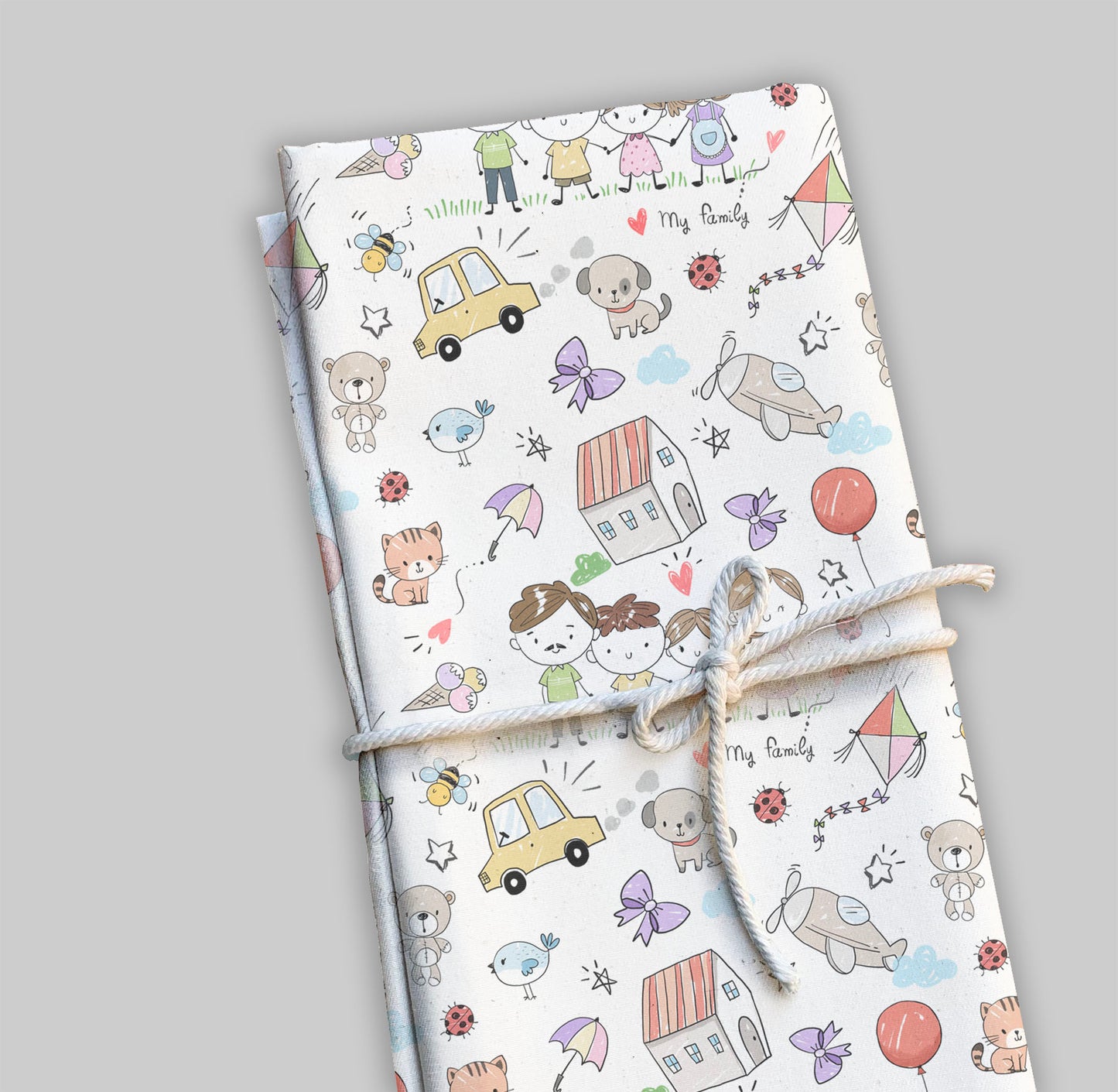 Doodle kids hand drawn Seamless Pattern, instant download PNG file - 300 dpi