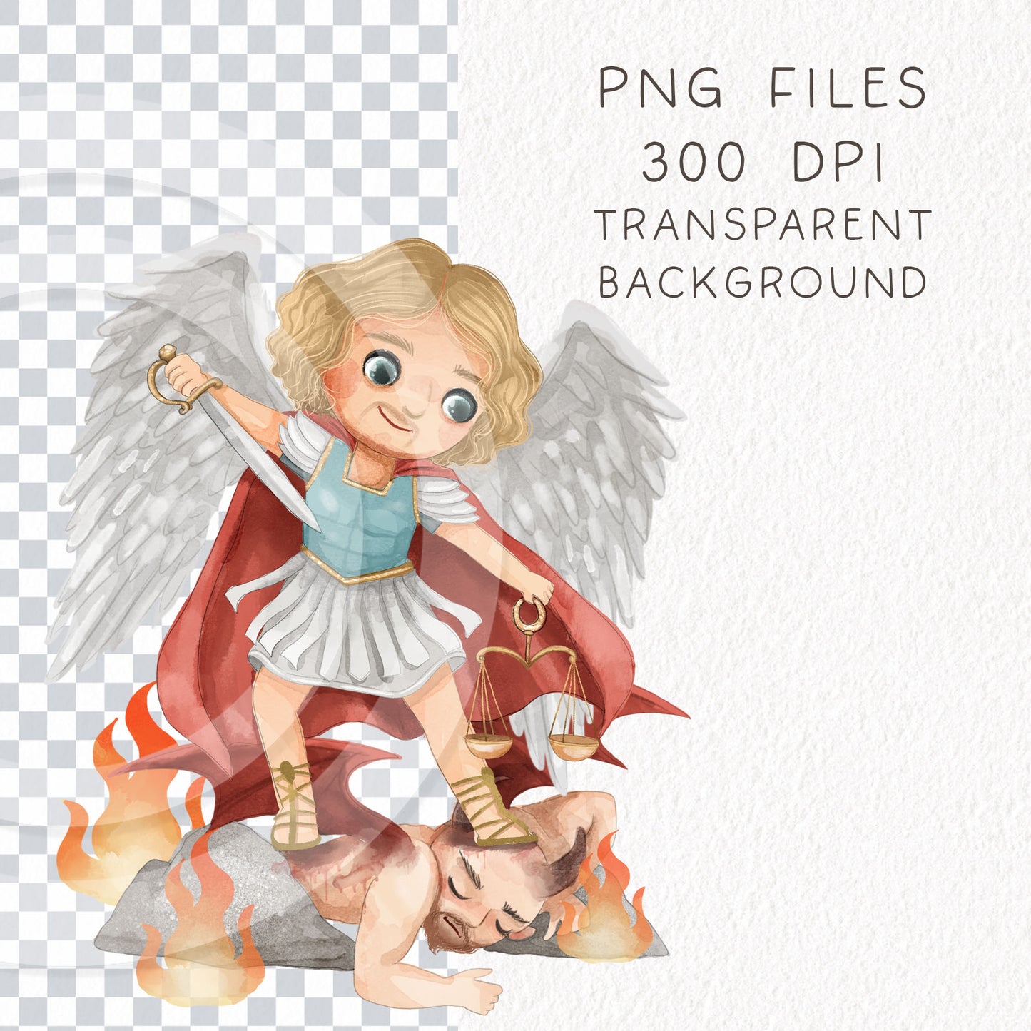 Saints Clipart set 8, Bible Characters Clipart PNG files 300 dpi.