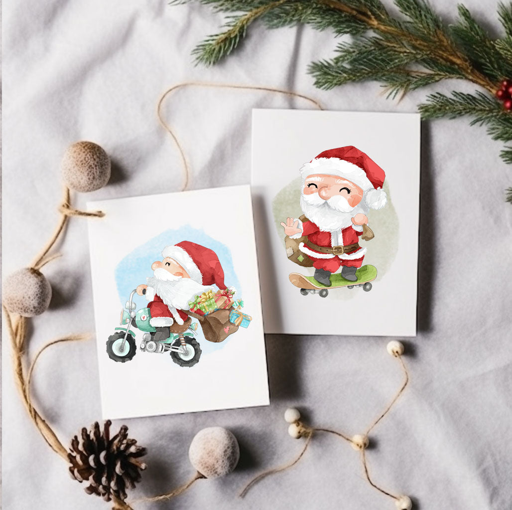 Cute Santa clipart, Christmas clipart ,instant download PNG file - 300 dpi