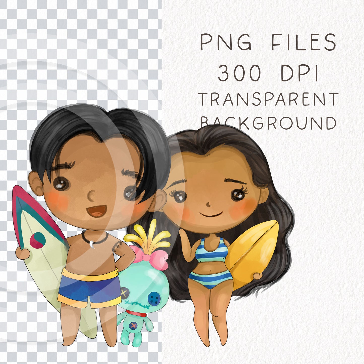 Cute Aliens clipart inspirations BUNDLE set, PNG files.