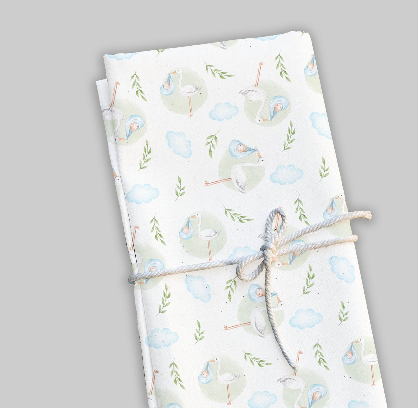 Welcome Baby Watercolor Clipart , Stork baby shower clipart PNG files.
