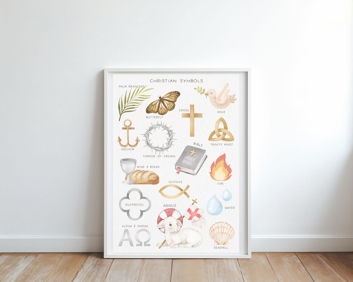 Christian Symbols Clipart PNG files 300 dpi. Religion, Bible stories Clipart PNG files