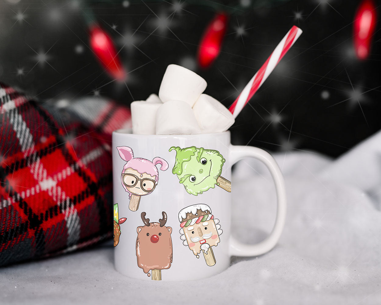 Christmas Ice Cream Clipart , Christmas Clipart, PNG file - 300 dpi
