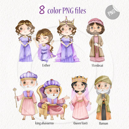 Story of Esther Clip Art  Clipart, PNG files