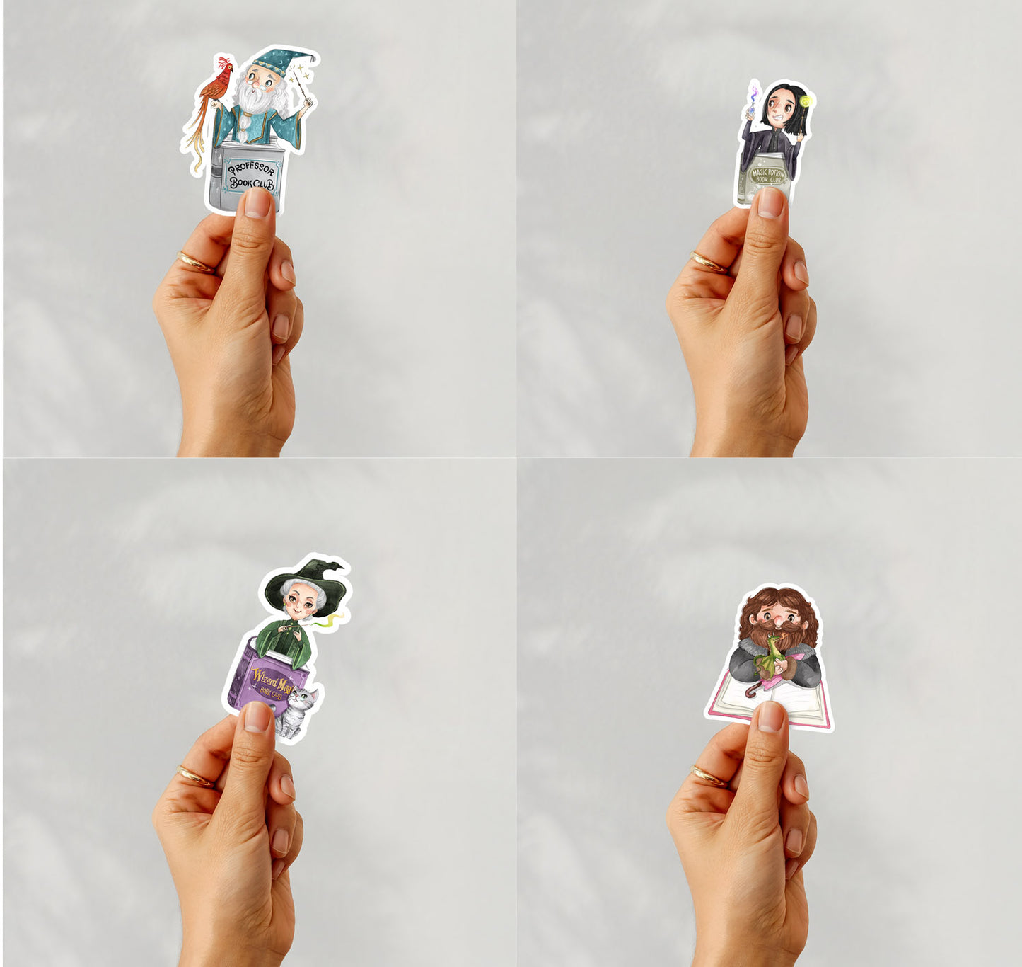 Books club story clipart set3, instant download PNG file - 300 dpi