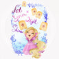 Let your light shine, cute princess clipart instant download PNG file - 300 dpi