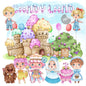 Candy world inspiration ClipArt instant download PNG file - 300 dpi