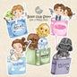 Books club story clipart set2, instant download PNG file - 300 dpi