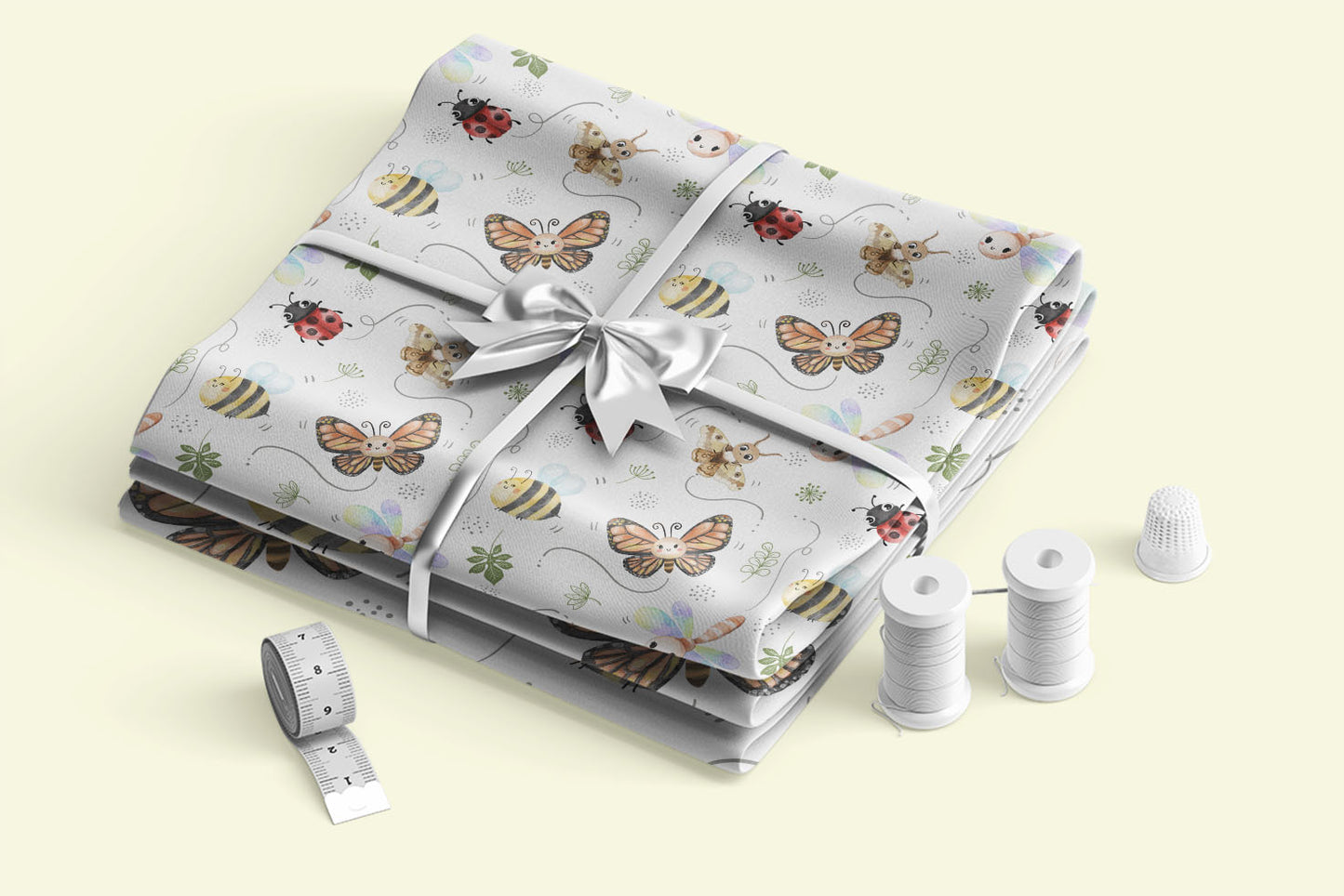 Bug hand drawn Seamless Pattern, instant download PNG file - 300 dpi