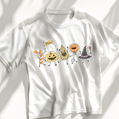 Happy Halloween doodle clipart PNG files instant download PNG file - 300 dpi.