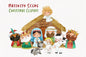 Christmas nativity scence Clipart ,PNG file-300 dpi