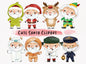 Cute Santa clipart instant download PNG file - 300 dpi