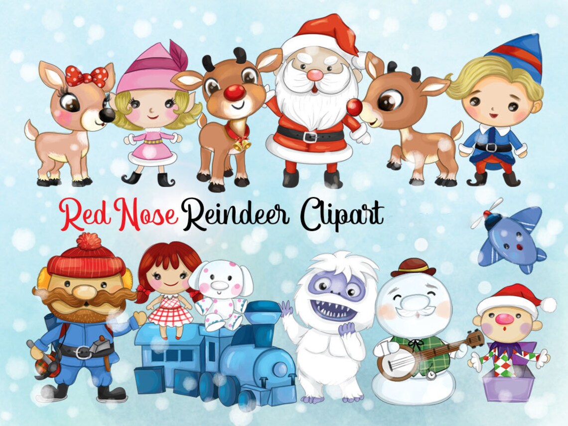 Raindeer Christmas clipart inspiration clipart instant download PNG file - 300 dp