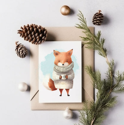 Woodland Christmas Woodland clipart instant download PNG file - 300 dpi