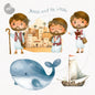 Jonah and the whale clipart PNG files