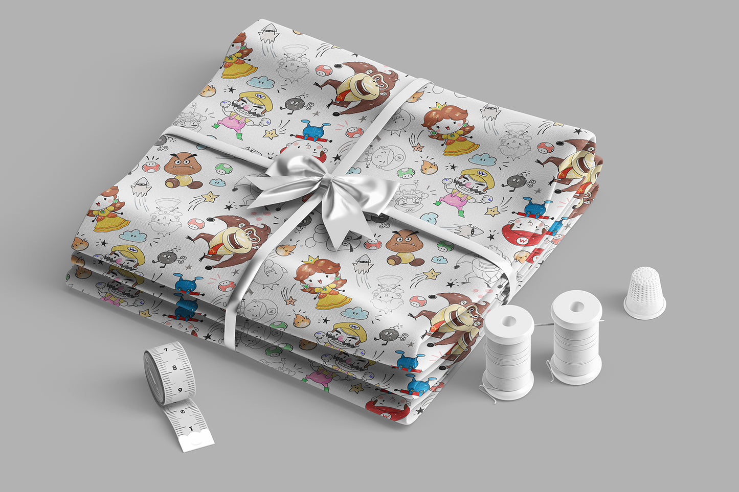 Game boy characters Hand Drawn ,doodle clipart, Seamless Pattern, instant download PNG file - 300 dpi