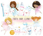 Tooth fairy clipart instant download PNG file - 300 dpi