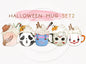 Halloween Mug ,Fall Halloween clipart set2 instant download PNG file - 300 dpi