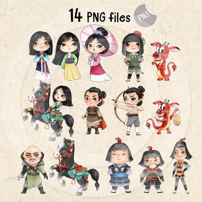 Warrior Princess inspiration Instant download PNG file - 300 dpi