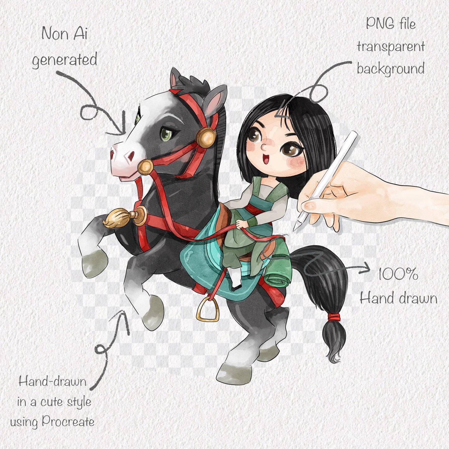 Warrior Princess inspiration Instant download PNG file - 300 dpi