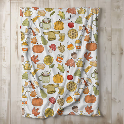Happy Fall season clipart, instant download PNG file - 300 dpi