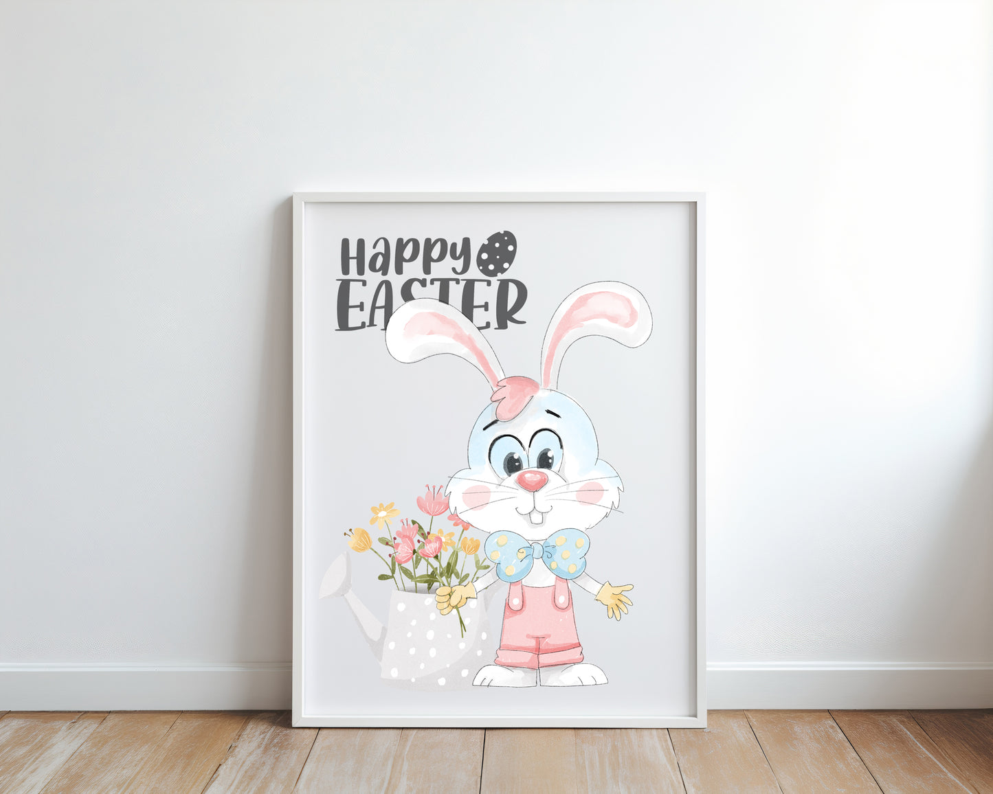 Bunnies Easter Pastel clipart instant download PNG file - 300 dpi