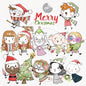 Christmas Wizard kids doodle clipart instant download PNG file - 300 dpi