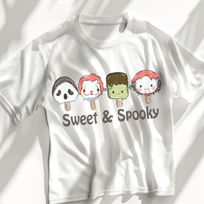 Spooky Ice Cream Clipart , Halloween Clipart, PNG file - 300 dpi