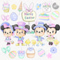 Pastel Easter clipart instant download PNG file - 300 dpi