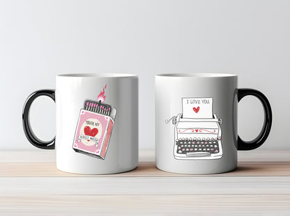 Valentine's Hand drawn clipart, instant download PNG file - 300 dpi