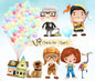UP adventure clipart set 1 , instant download PNG file - 300 dpi