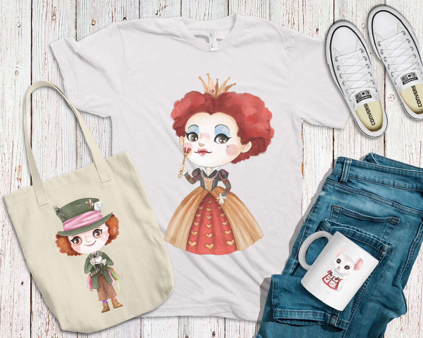 Alice in wonderland clipart instant download PNG file- 300 dpi