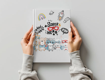Animals Superhero clipart PNG files instant download PNG file - 300 dpi.