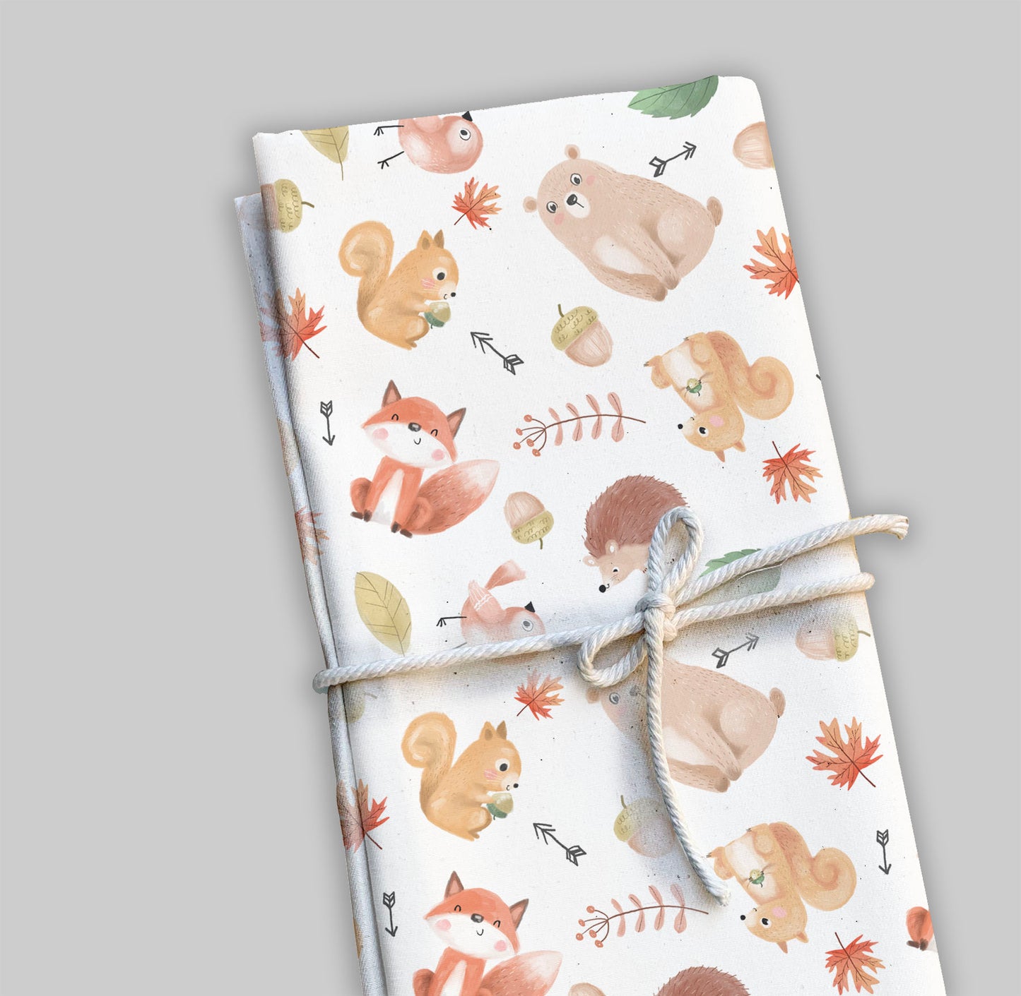 Animals Autumn Seamless Pattern, instant download PNG file - 300 dpi