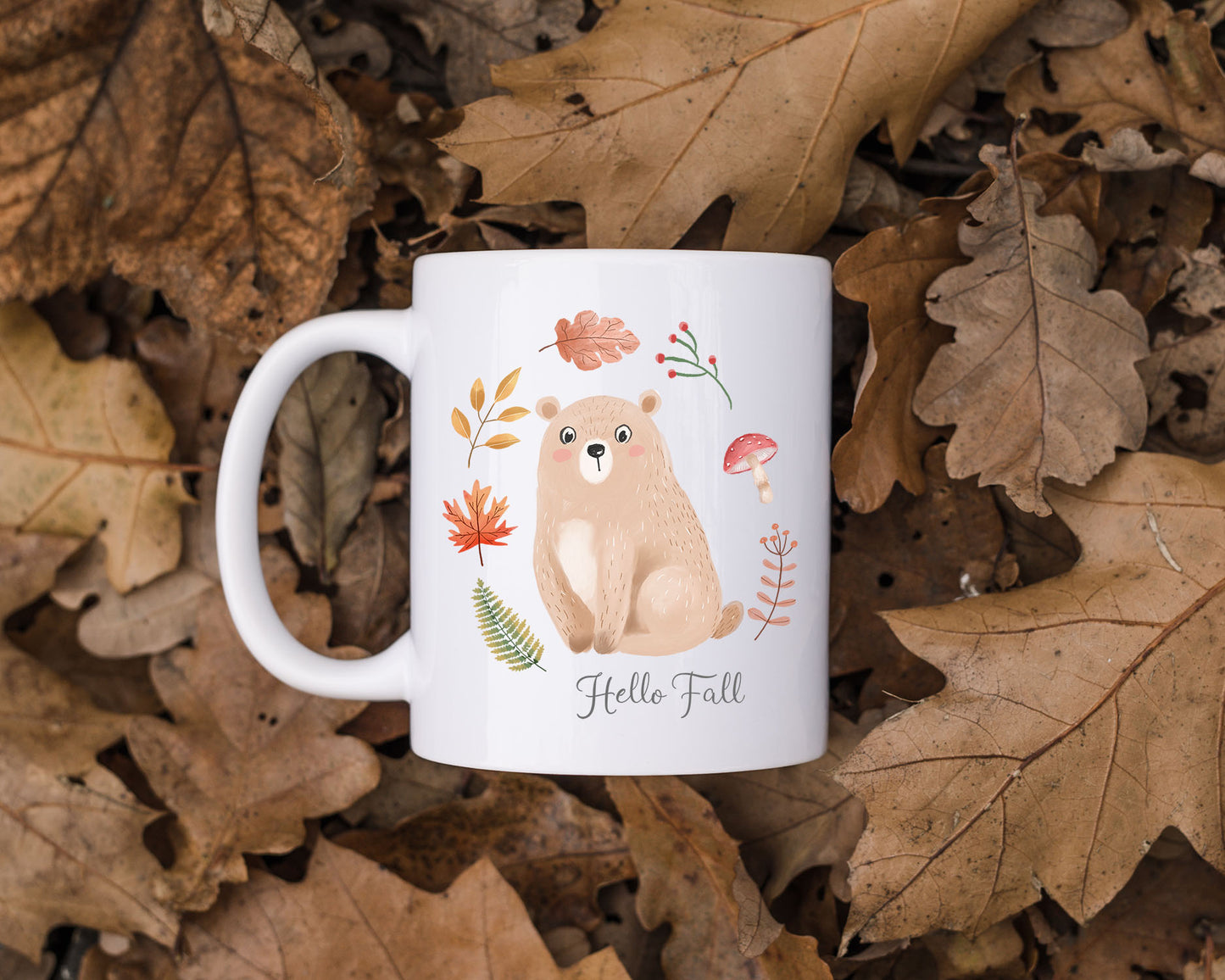 Autumn animals clipart, Fall clipart, instant download PNG file - 300 dpi