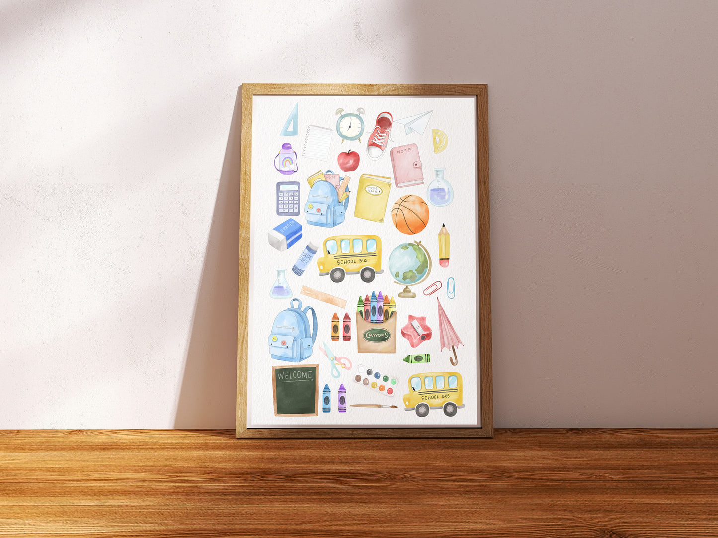 Back to school bundles set clipart instant download PNG file - 300 dpi
