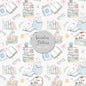 Book Seamless Pattern, instant download PNG file - 300 dpi