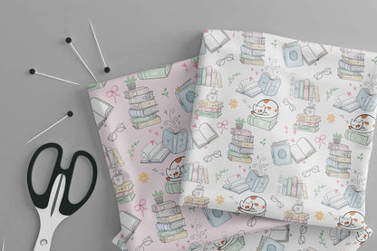 Book Seamless Pattern, instant download PNG file - 300 dpi