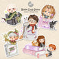 Books club story clipart set1, instant download PNG file - 300 dpi