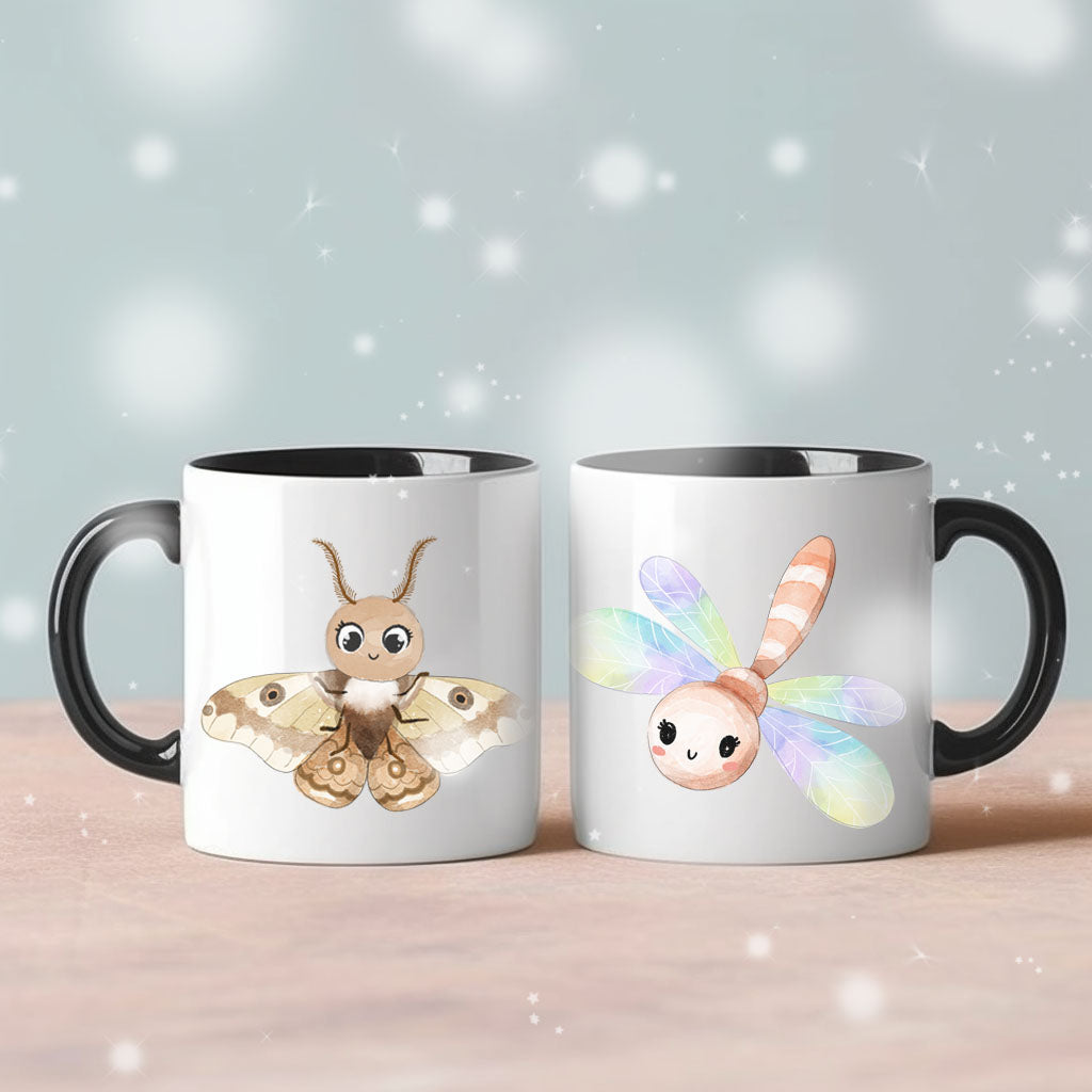 Cute Bugs, Insects Clipart, Hand drawn clipart, PNG files.