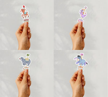 Animals Carousel clipart set 1 PNG file.