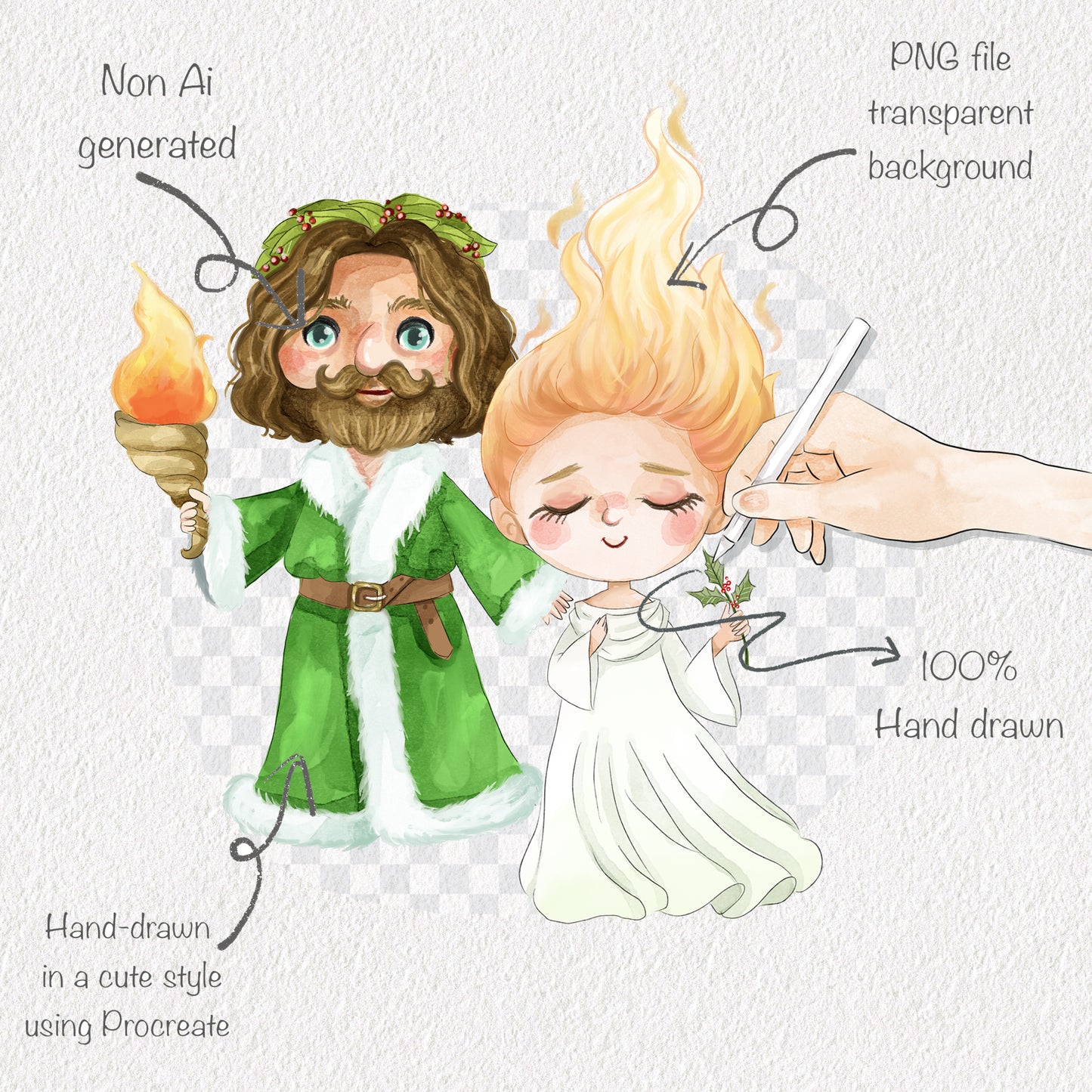 Christmas Carol Clipart Clipart , PNG file - 300 dpi