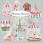 Christmas Carnival clipart PNG files.