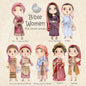 Women of the Chosen Clip Art  Clipart, PNG files